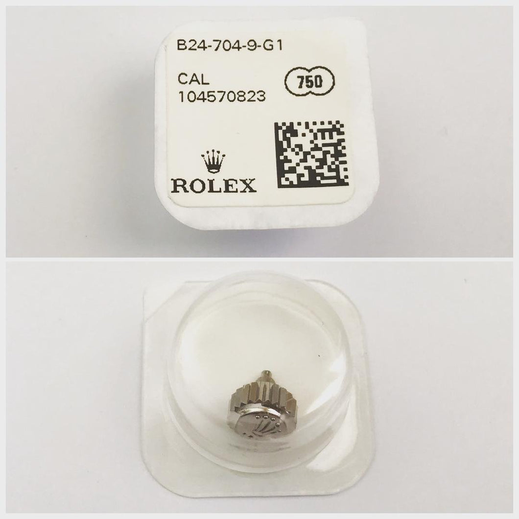 New Rolex Submariner/Daytona white gold crown part B24-704-9-G1