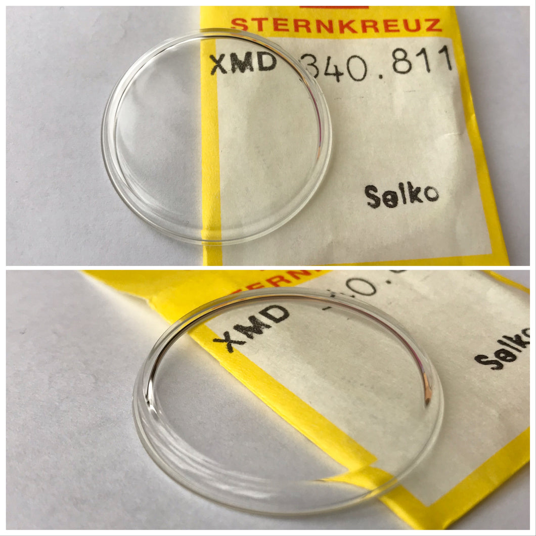 New crystal dome glass for Seiko XMD 340.811 340W14GN