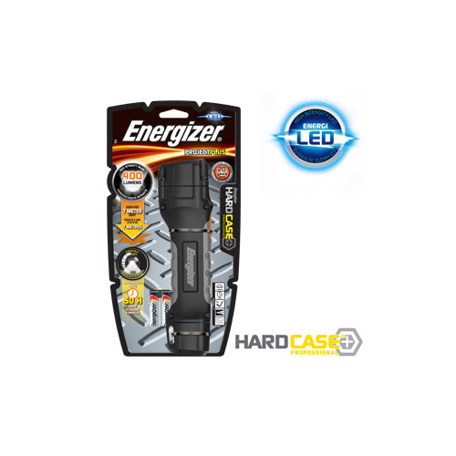 Professional Flashlight Energizer Hardcase LED 400 Lumens Batteries Included