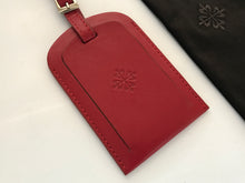 Load image into Gallery viewer, Rare Patek Philippe red leather tag holder for bag
