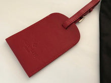 Load image into Gallery viewer, Rare Patek Philippe red leather tag holder for bag
