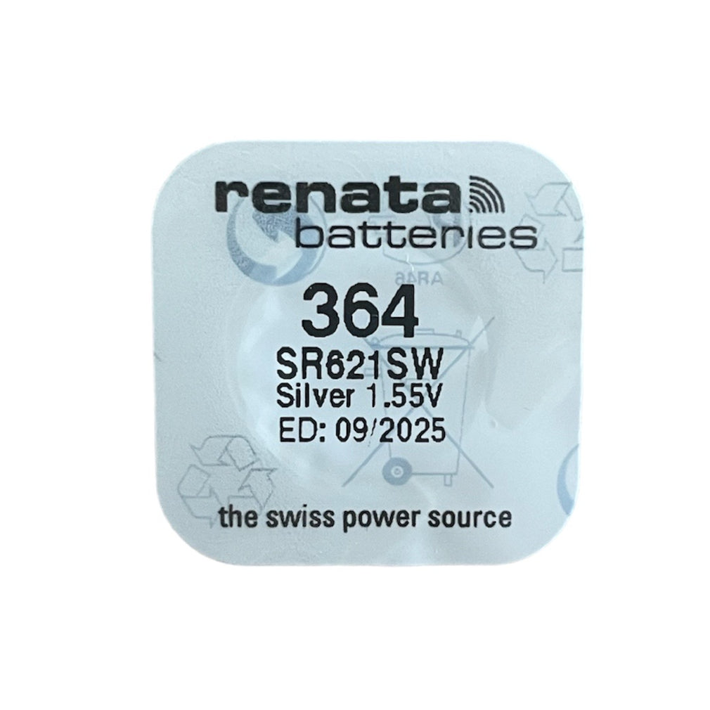 Renata 364 watch coin battery SR621SW 1.55 V –