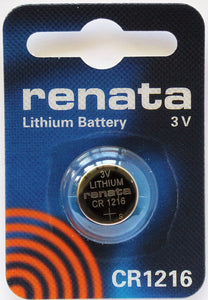 Renata CR12161Pk No. Cr1216 Lithium Coin Watch Battery