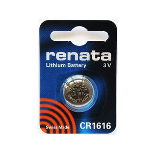 Renata CR1616 lithium watch battery 3V