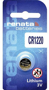 Renata #CR1220 Lithium Watch Coin Battery