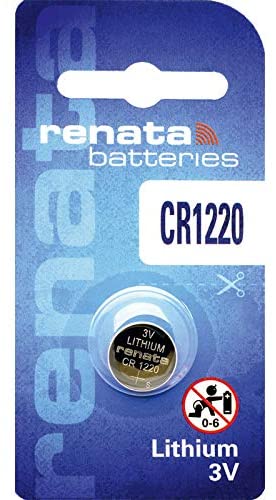 Renata #CR1220 Lithium Watch Coin Battery