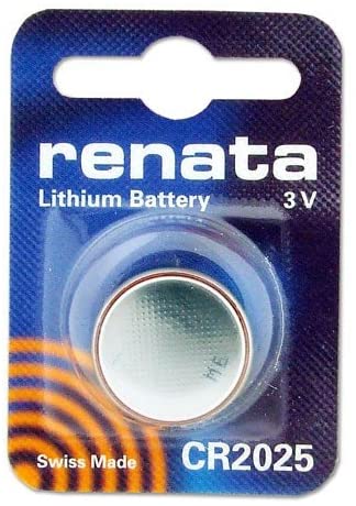 Renata #CR2025 Lithium Watch Coin Battery