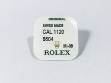 Load image into Gallery viewer, Rolex 1120-6604 Center Wheel with Cannon Pinion Part 6604 NOS Sealed
