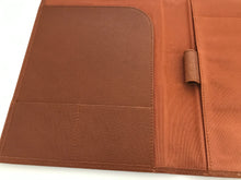Load image into Gallery viewer, Rolex leather notebook padfolio case

