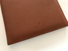 Load image into Gallery viewer, Rolex leather notebook padfolio case
