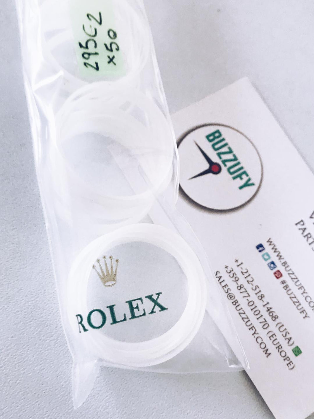 Rolex o-ring crystal glass teflon 29-295C, 295-2 for 114060, 116600, 116610LN, 116610LV