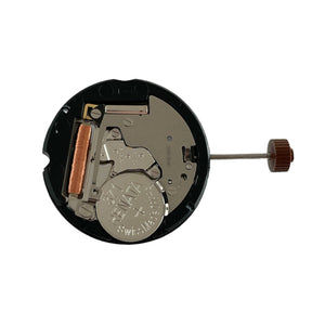 Ronda 505.24H quartz watch movement with date on 3 o'clock and 24 dual time 10 1/2'''