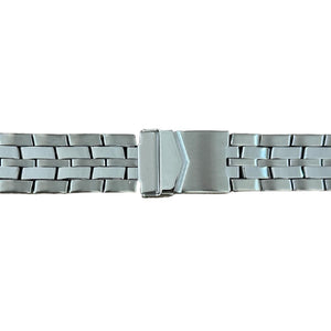 Semi solid stainless steel watch bracelet 22mm