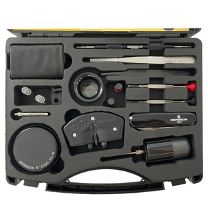 Starter watchmaker service kit Bergeon 7814 with 18 watch tools