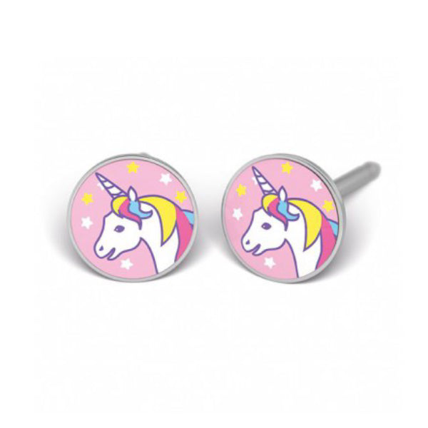 Studex stainless steel Unicorn earrings for kids ear-studs 7512-0654