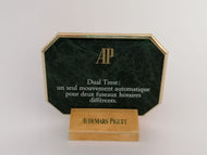 Vintage Audemars Piguet watch ads display dual time
