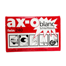 Load image into Gallery viewer, Artifex abrasive sponge ax-o blanc for grinding, matting, rust removal, cleaning and polishing - 240 coarse
