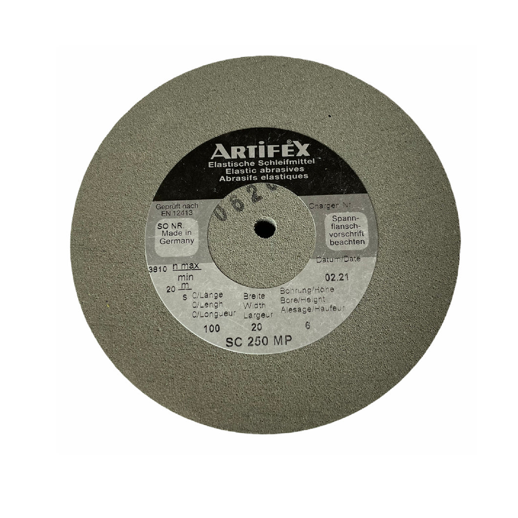 Artifex elastic abrasive grinding wheel silicon carbide for Rolex SC 250 MP