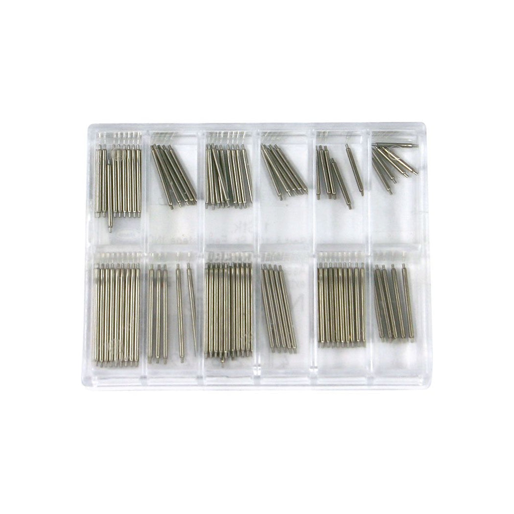 Assortment of spring bars, stainless steel, Ø 1 mm, length 8 - 20 mm ...