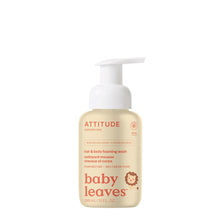 Load image into Gallery viewer, Baby Leaves - 2in1 Foaming Wash, Pear Nectar, ATTITUDE
