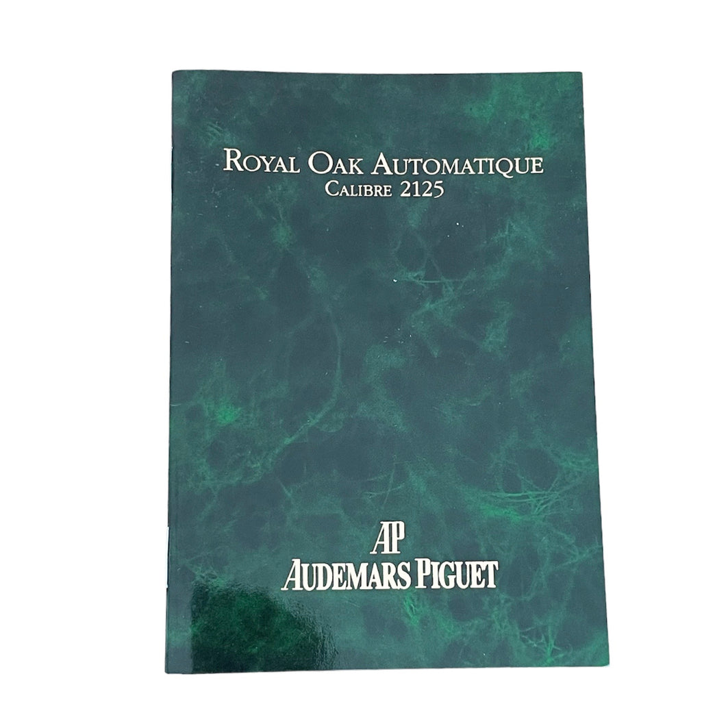 Audemars Piguet automatic 2125 instructions for use booklet