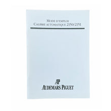 Load image into Gallery viewer, Audemars Piguet automatic 2150, 2151 instructions for use booklet
