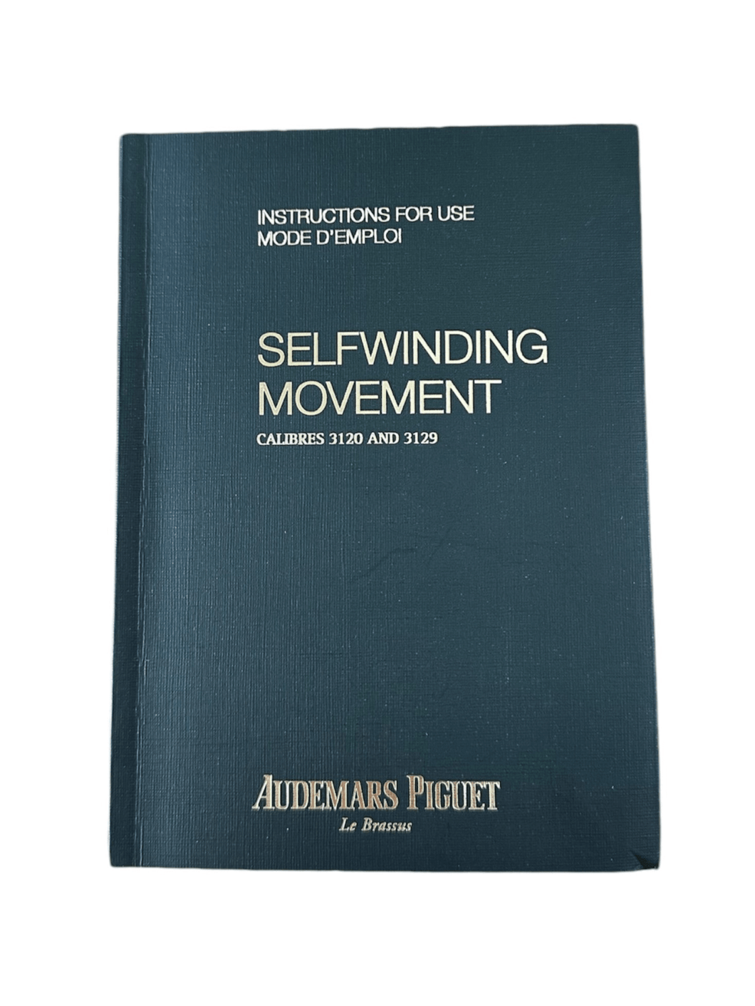 Audemars Piguet automatic 3120 and 3129 instructions for use booklet