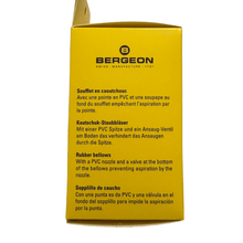 Load image into Gallery viewer, Bergeon 15733 Rubber Dust Blower w/ PVC Nozzle Swiss Made Watchmaker Tool (Old 5733)
