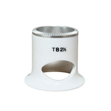 Load image into Gallery viewer, Bergeon 2611-TB-2.5 loupe, white, biconvex, ventilation port, magnification x4
