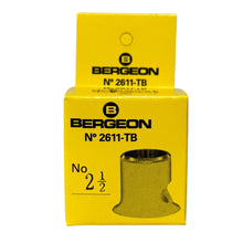 Load image into Gallery viewer, Bergeon 2611-TB-2.5 loupe, white, biconvex, ventilation port, magnification x4
