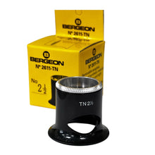 Load image into Gallery viewer, Bergeon 2611-TN 2.5x watchmaker eyeglasses loupe biconvex air 4
