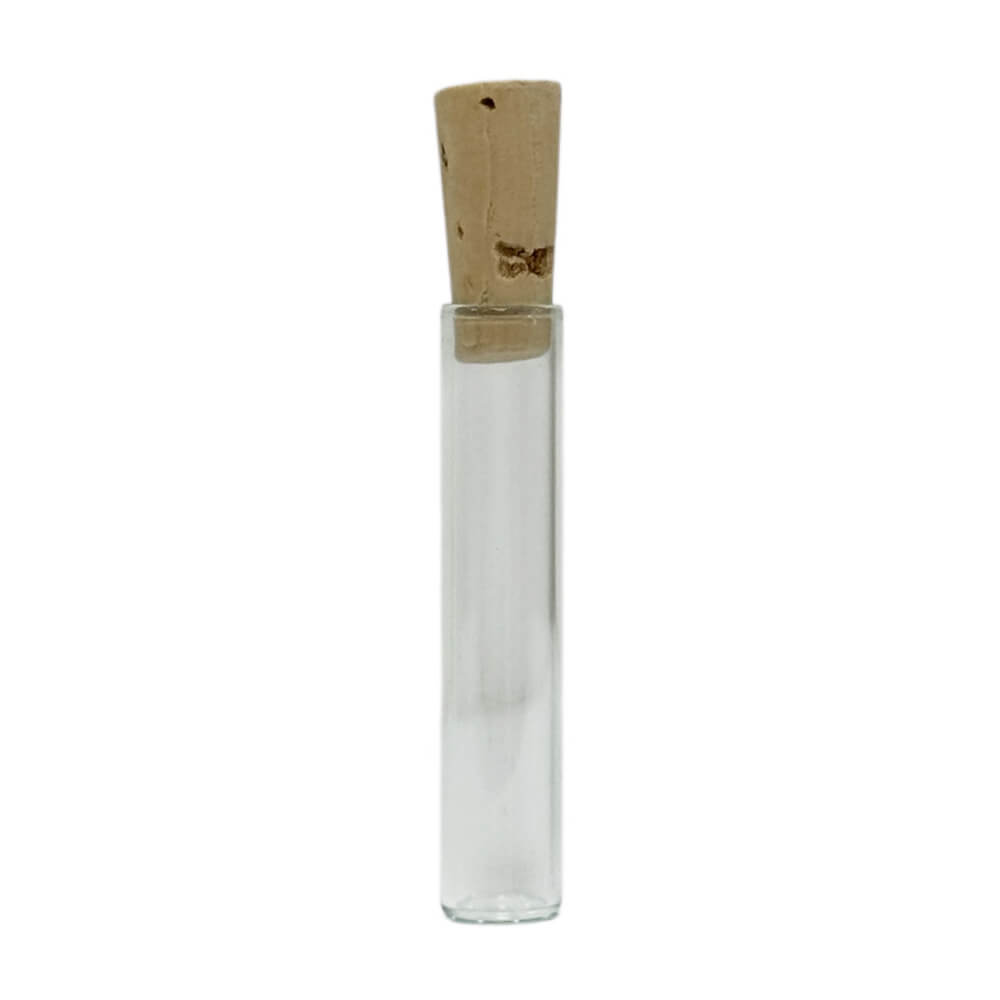 Bergeon 2954 Glass Tube with Cork Cap, 32mm, 7mm