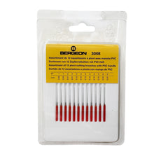 Load image into Gallery viewer, Bergeon 3008 Set of 12 Pivot Cutting Broaches with PVC Handle
