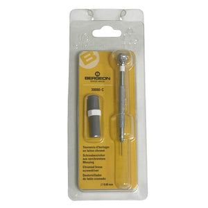 Bergeon 30080-C watchmaker screwdrivers with spare blades 0.60mm