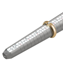 Load image into Gallery viewer, Bergeon 5235 aluminium international ring sizing stick tool, US, FR
