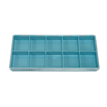 Load image into Gallery viewer, Bergeon 5237-1345 plastic transparent box for watch parts, 10 divisions
