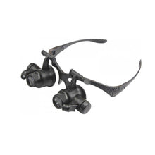 Load image into Gallery viewer, Bergeon 5382 watch repair eyeglass magnifier x10, x15, x20, x25 with LED
