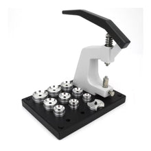 Load image into Gallery viewer, Bergeon 5500-C watch crystal press with 10 tapered dies
