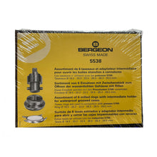 Load image into Gallery viewer, Bergeon 5538 set of inserts for waterproof watch cases with grooves / teeth, for Bergeon 5700
