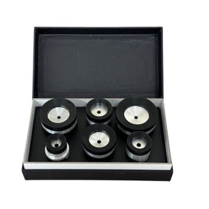 Bergeon 5700-52-6 set of 6 upper suction heads, in soft adipren for Bergeon 5700-Z press