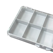 Load image into Gallery viewer, Bergeon 6089-10 plastic transparent box for watch parts, 10 divisions of 39 x 50 mm
