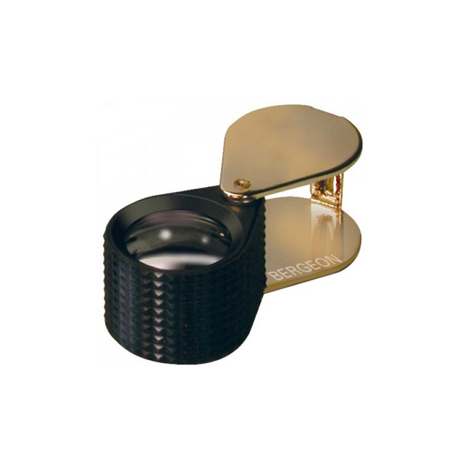 Bergeon 6387 x10 diamond triple loupe for goldsmiths