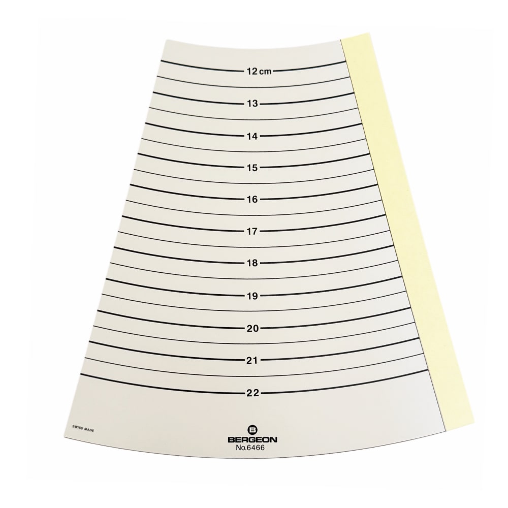 Bergeon 6466 bracelet wrist gauge plastic