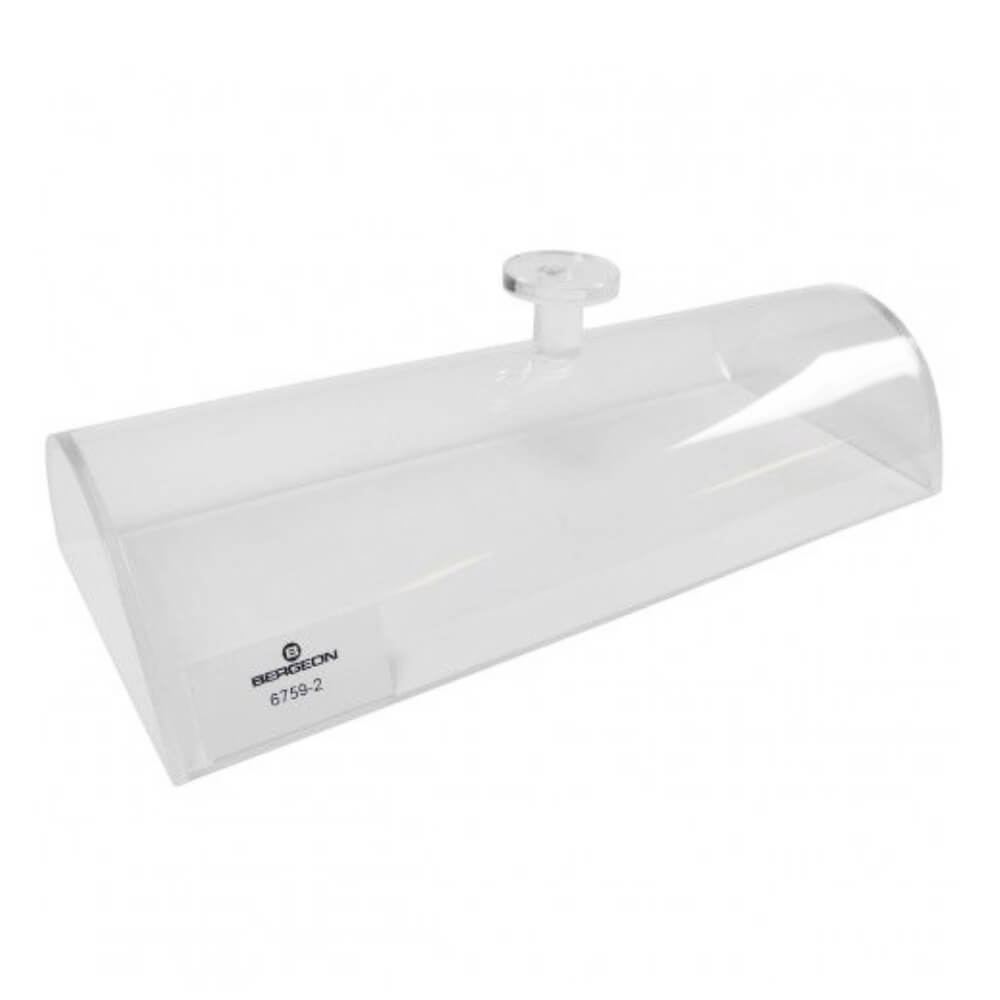 Bergeon 6759-2 plexiglass dust cover 90 x 225 x 43mm