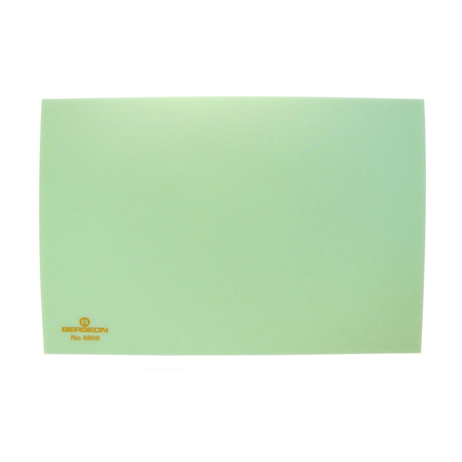 Bergeon 6808-V green mat watchmaker bench top, hard–anti-skid