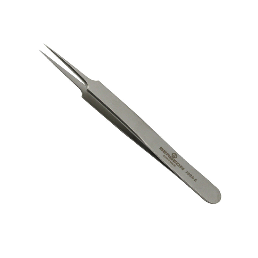 Bergeon 7024-5 stainless steel tweezer antimagnetic 120mm