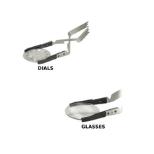 Load image into Gallery viewer, Bergeon 7140 tweezers with carbon fibre tips for dials and glasses 120mm
