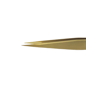 Bergeon 7422-PM-AM precision tweezers in brass for watchmaker's and jewellers 130 mm