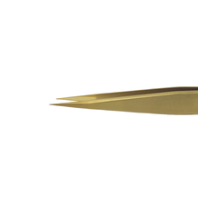 Load image into Gallery viewer, Bergeon 7422-PM-AM precision tweezers in brass for watchmaker's and jewellers 130 mm
