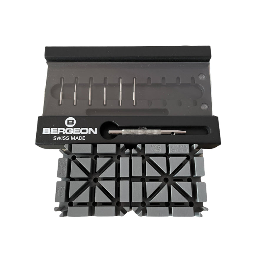 Bergeon 7744 wide watch bracelet pin tool set